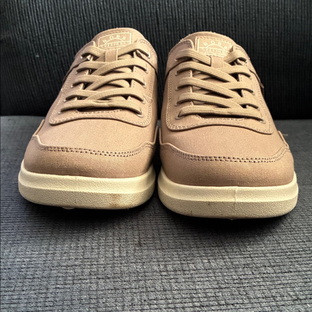 BOBS from Skechers Women's Tan Low-Top Lace-Up Sneakers - Picture 6 of 6